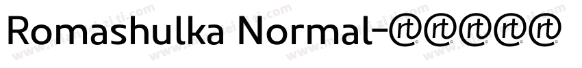 Romashulka Normal字体转换